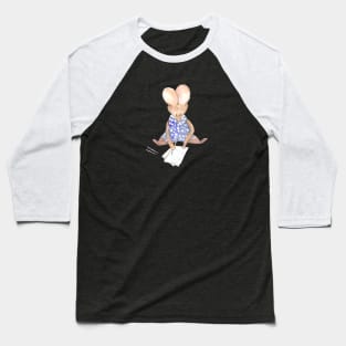 Artist Mouse Baseball T-Shirt